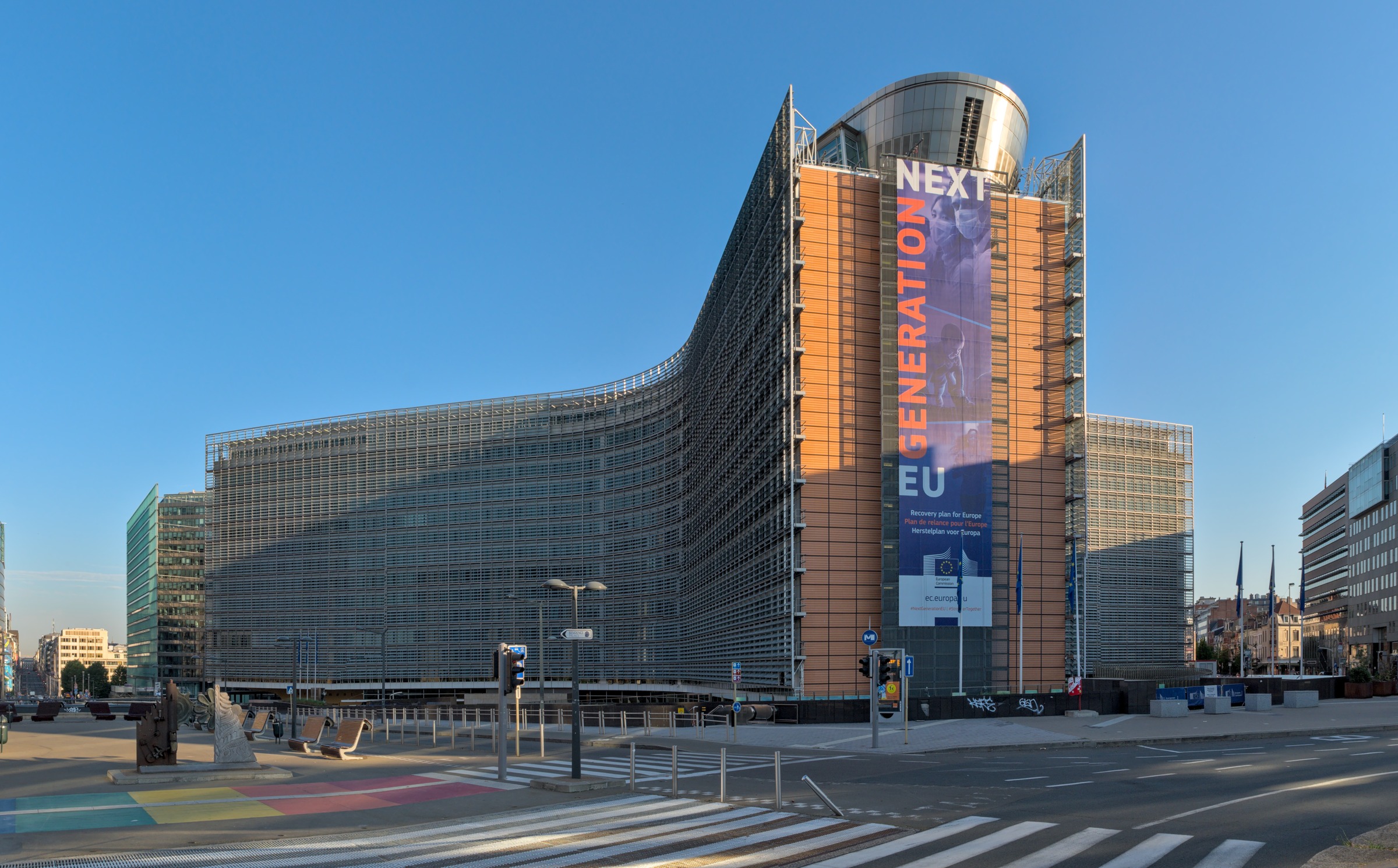 Siedziba Komisji Europejskiej w Brukseli, zdjęcie archiwalne. Nie wskazuje miejsca spotkania D-TECT.