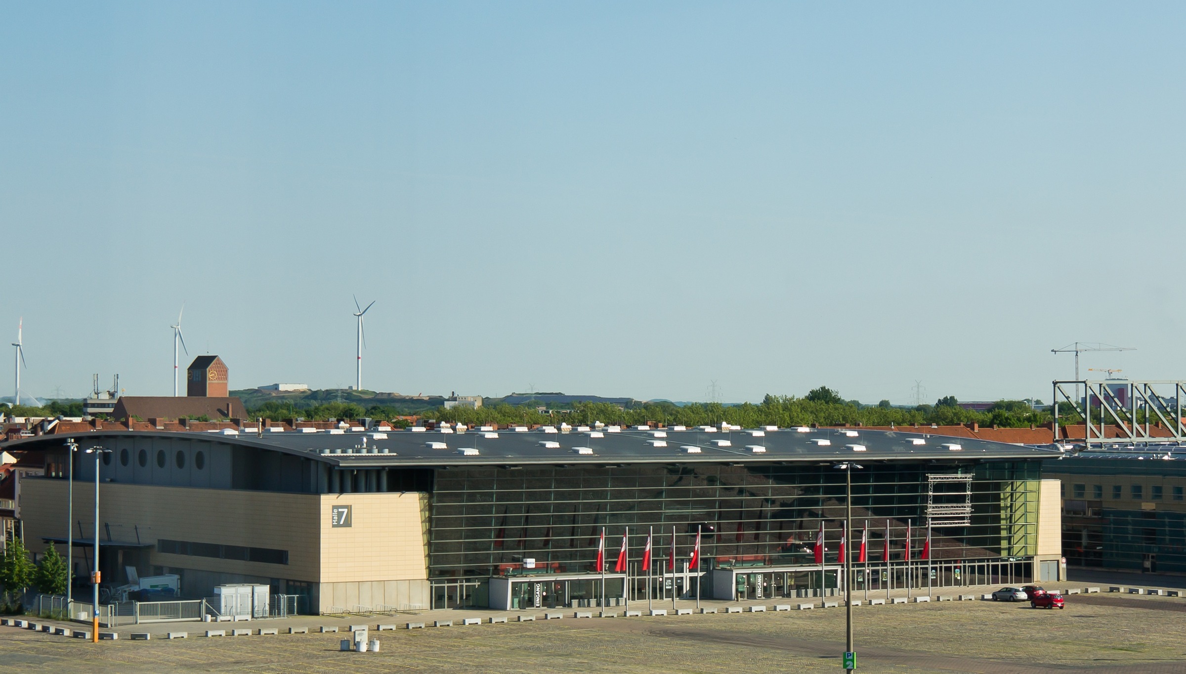 Archiwalny widok hali 7 Messe Bremen, jednej z hal wskazanych dla Space Tech Expo Europe 2026. To nie relacja z wydarzenia.
